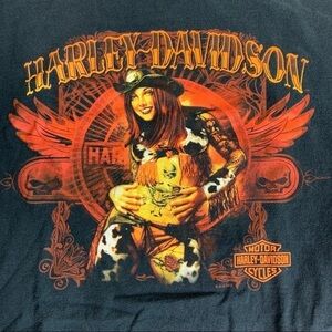 Harley Davidson Piqua Shirt Large